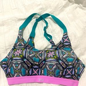 VSX Victoria’s Secret Sports Bra Teal and Purple 32B